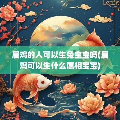 属鸡的人可以生兔宝宝吗(属鸡可以生什么属相宝宝)