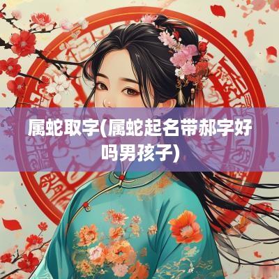 属蛇取字(属蛇起名带郝字好吗男孩子)