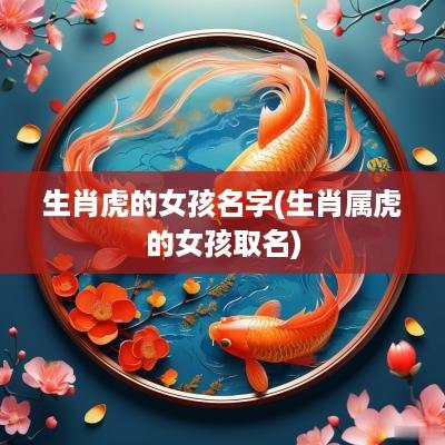 生肖虎的女孩名字(生肖属虎的女孩取名)