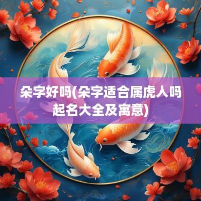 朵字好吗(朵字适合属虎人吗起名大全及寓意)