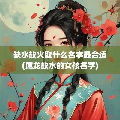 缺水缺火取什么名字最合适(属龙缺水的女孩名字)