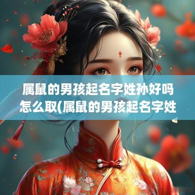 属鼠的男孩起名字姓孙好吗怎么取(属鼠的男孩起名字姓孙好吗怎么起)