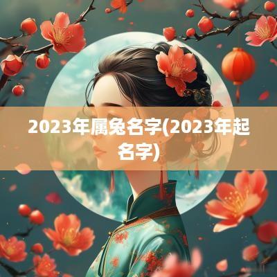 2025年属兔名字(2025年起名字)