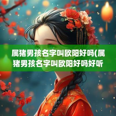 属猪男孩名字叫欧阳好吗(属猪男孩名字叫欧阳好吗好听吗)