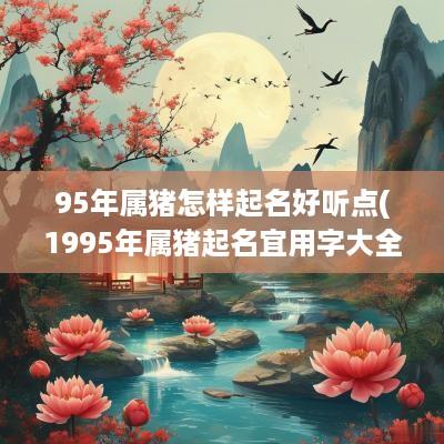 95年属猪怎样起名好听点(1995年属猪起名宜用字大全)
