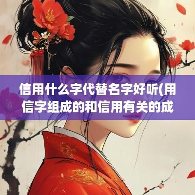 信用什么字代替名字好听(用信字组成的和信用有关的成语)