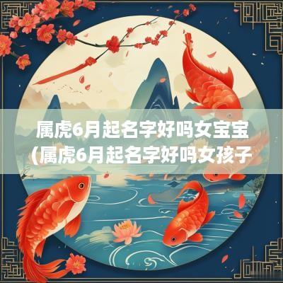 属虎6月起名字好吗女宝宝(属虎6月起名字好吗女孩子)