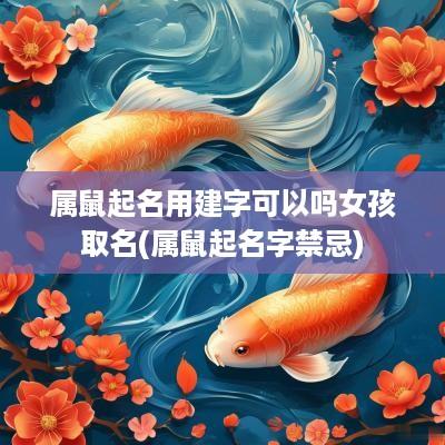 属鼠起名用建字可以吗女孩取名(属鼠起名字禁忌)