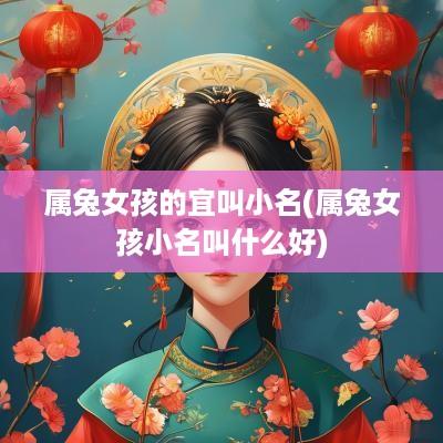 属兔女孩的宜叫小名(属兔女孩小名叫什么好)