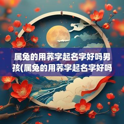 属兔的用荞字起名字好吗男孩(属兔的用荞字起名字好吗)