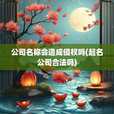 公司名称会造成侵权吗(起名公司合法吗)