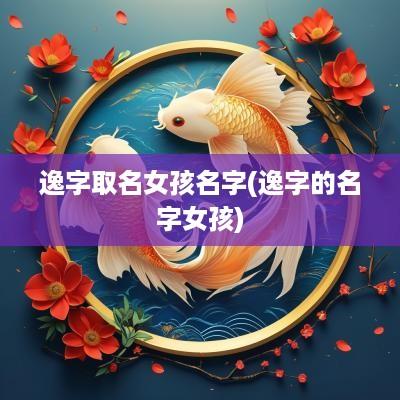 逸字取名女孩名字(逸字的名字女孩)