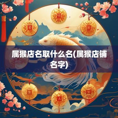 属猴店名取什么名(属猴店铺名字)