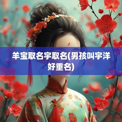 羊宝取名宇取名(男孩叫宇洋好重名)