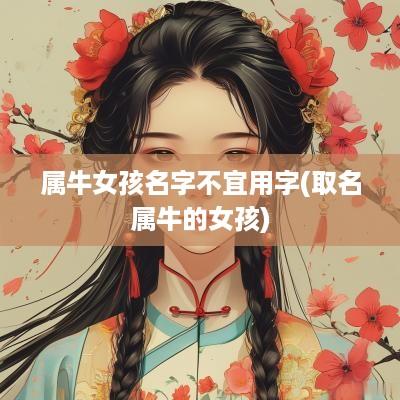 属牛女孩名字不宜用字(取名属牛的女孩)
