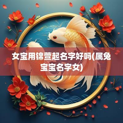 女宝用锦萱起名字好吗(属兔宝宝名字女)