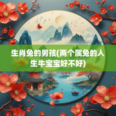 生肖兔的男孩(两个属兔的人生牛宝宝好不好)