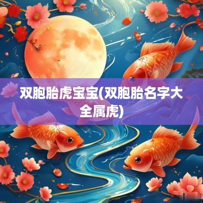 双胞胎虎宝宝(双胞胎名字大全属虎)