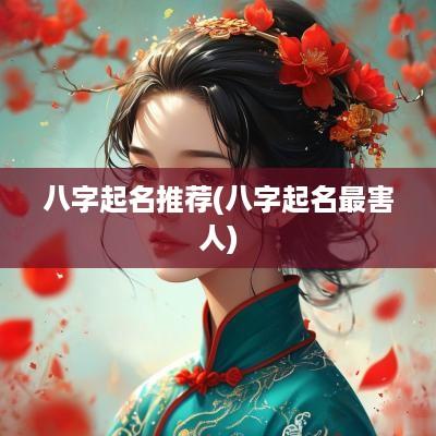 八字起名推荐(八字起名最害人)
