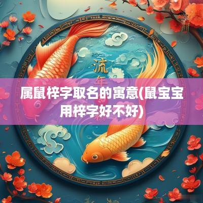 属鼠梓字取名的寓意(鼠宝宝用梓字好不好)