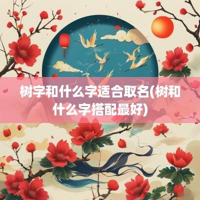 树字和什么字适合取名(树和什么字搭配最好)