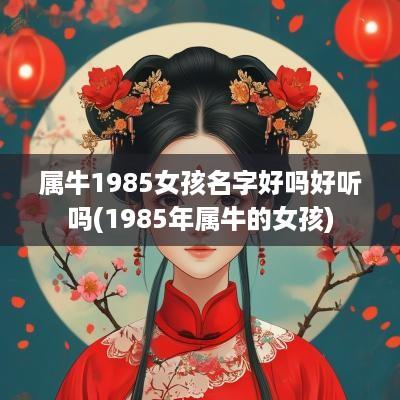属牛1985女孩名字好吗好听吗(1985年属牛的女孩)