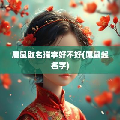 属鼠取名瑞字好不好(属鼠起名字)