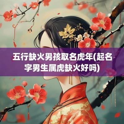 五行缺火男孩取名蛇年(起名字男生属虎缺火好吗)