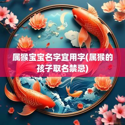 属猴宝宝名字宜用字(属猴的孩子取名禁忌)