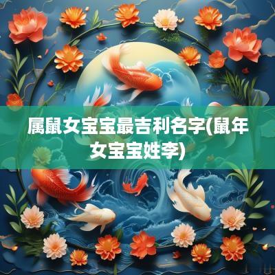 属鼠女宝宝最吉利名字(蛇年女宝宝姓李)