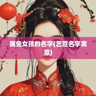 属兔女孩的名字(艺萱名字寓意)