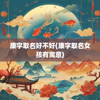 康字取名好不好(康字取名女孩有寓意)