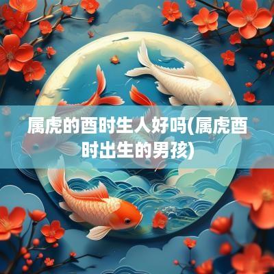 属虎的酉时生人好吗(属虎酉时出生的男孩)
