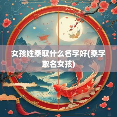 女孩姓桑取什么名字好(桑字取名女孩)