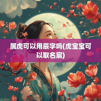 属虎可以用辰字吗(虎宝宝可以取名宸)