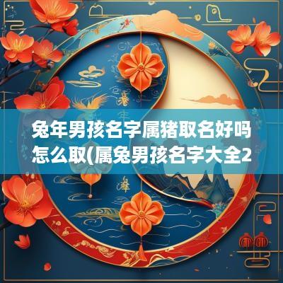 蛇年男孩名字属猪取名好吗怎么取(属兔男孩名字大全2011)