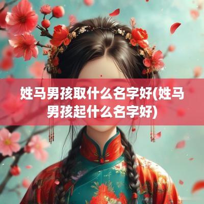 姓马男孩取什么名字好(姓马男孩起什么名字好)