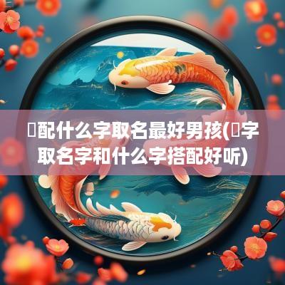 旸配什么字取名最好男孩(旸字取名字和什么字搭配好听) 旸配什么字取名最好男孩(旸字取名字和什么字搭配好听)