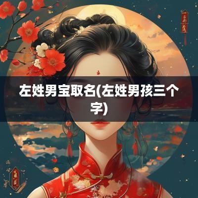 左姓男宝取名(左姓男孩三个字)