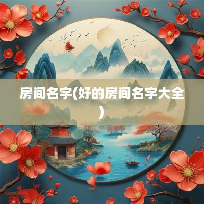 房间名字(好的房间名字大全)