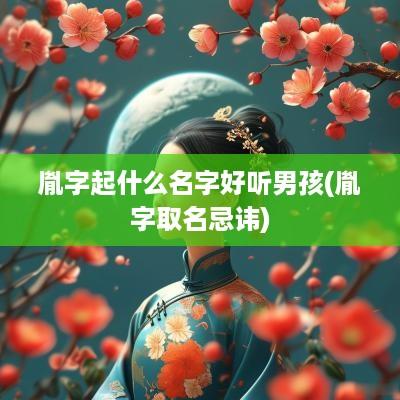 胤字起什么名字好听男孩(胤字取名忌讳)