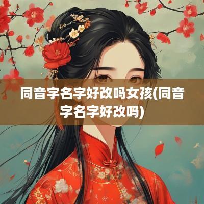 同音字名字好改吗女孩(同音字名字好改吗)