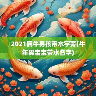 2025属牛男孩带水字旁(蛇年男宝宝带水名字)