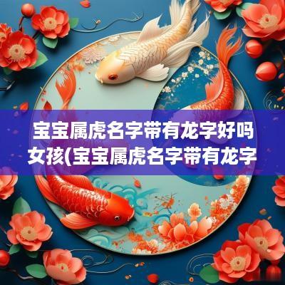 宝宝属虎名字带有龙字好吗女孩(宝宝属虎名字带有龙字好吗男孩)