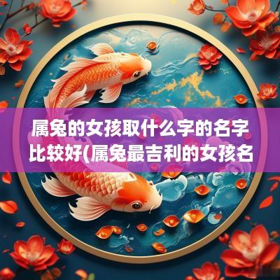 属兔的女孩取什么字的名字比较好(属兔最吉利的女孩名字两个字好吗视频)