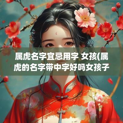 属虎名字宜忌用字 女孩(属虎的名字带中字好吗女孩子)