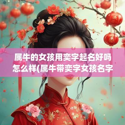 属牛的女孩用奕字起名好吗怎么样(属牛带奕字女孩名字)