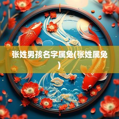 张姓男孩名字属兔(张姓属兔)