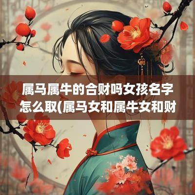 属马属牛的合财吗女孩名字怎么取(属马女和属牛女和财吗)
