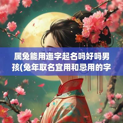 属兔能用迤字起名吗好吗男孩(蛇年取名宜用和忌用的字)